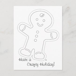 gingerbread man outline