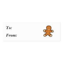 Gingerbread Man Cookie business cards