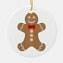 Gingerbread Man Cookie Christmas Holiday Ornament