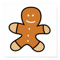 Gingerbread Man Cookie posters