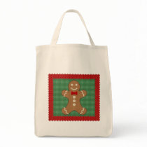 Gingerbread Man Cookie Tote Bag