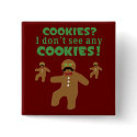 Gingerbread Man Disguise buttons
