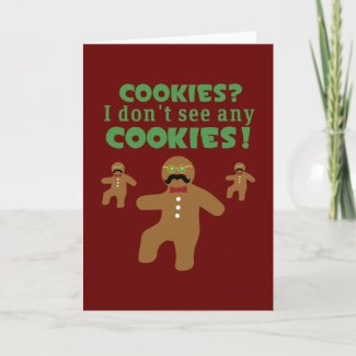 Gingerbread Man Disguise card