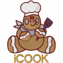Gingerbread Man - iCOOK embroidered shirts