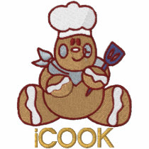Gingerbread Man - iCOOK embroidered shirts
