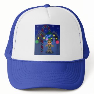 Gingerbread Man in Town hat