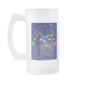 Gingerbread Man in Town mug