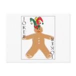 Gingerbread Man - Joker Postcard