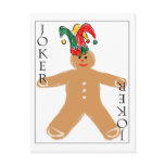 Gingerbread Man - Joker Post Card