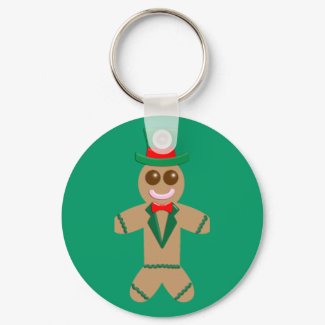 Gingerbread Man keychain