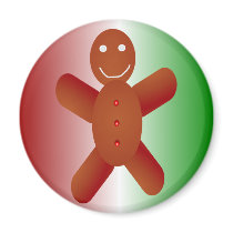 Gingerbread Man magnets