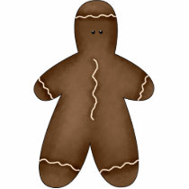 Gingerbread Man Ornament photo sculptures by Celebration4all Gingerbread Man Ornament photo sculptures