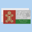 Gingerbread Man Photo Cards photo cards by mariannegilliand Gingerbread Man Photo Cards photo cards
