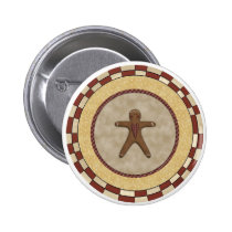 Gingerbread Man buttons