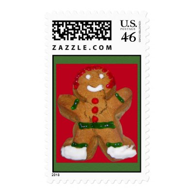 Gingerbread Man postage