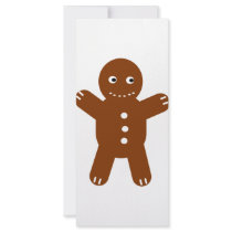 gingerbread man rack cards by hooviedoo gingerbread man rack cards