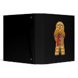 Gingerbread Man - Scared - Original Colors binders