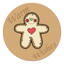 gingerbread man stickers