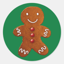 Gingerbread Man Sticker