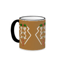 Gingerbread Man Tuxedo mugs by Spice Gingerbread Man Tuxedo mugs