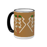 Gingerbread Man Tuxedo mugs