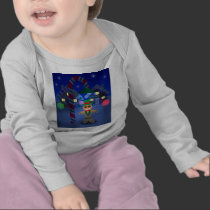 Gingerbread Man under Candy Lamp t-shirts