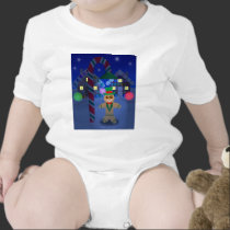 Gingerbread Man under Candy Lamp t-shirts