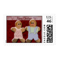 Gingerbread Man & Wife postage by aslentz Gingerbread Man & Wife postage