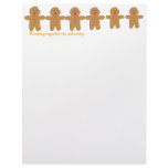 Gingerbread Man with Bite Halloween Crossover letterhead