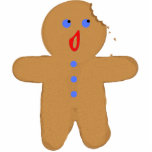 Gingerbread Man with Bite Halloween Crossover Photo Cut Out