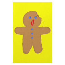 Gingerbread Man with Bite Halloween Crossover stationery
