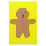Gingerbread Man with Bite Halloween Crossover stationery