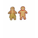 Gingerbread man & woman cookies t-shirts by jsoh Gingerbread man & woman cookies t-shirts