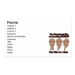 gingerbread men becoming extinct business card templates