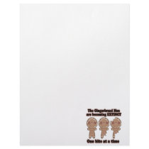 gingerbread men becoming extinct letterhead