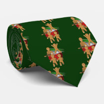 Gingerbread Men Christmas Holiday Funny Neck Tie by SmilinEyesTreasures Gingerbread Men Christmas Holiday Funny Neck Tie