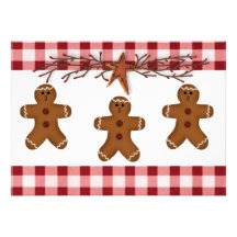 Gingerbread Men Cookie Swap Invitation