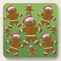 Gingerbread Men cork coasters