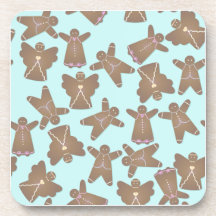 Gingerbread Men Drink Coasters