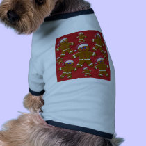Gingerbread Men pet clothing