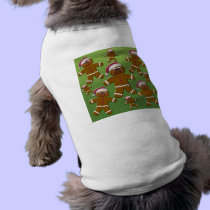 Gingerbread Men pet clothing