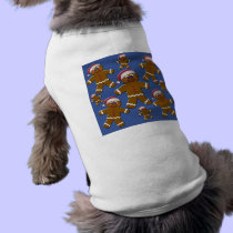 Gingerbread Men pet clothing