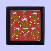 Gingerbread Men gift boxes