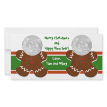 Gingerbread Men Holiday Photo Cards photo cards by EnduringMoments Gingerbread Men Holiday Photo Cards photo cards