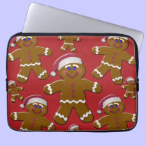 Gingerbread Men laptop sleeves