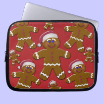 Gingerbread Men laptop sleeves