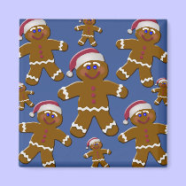 Gingerbread Men magnets
