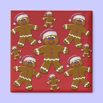 Gingerbread Men magnets
