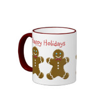 Gingerbread Men Mug by ArtsyRavenclaw Gingerbread Men Mug
