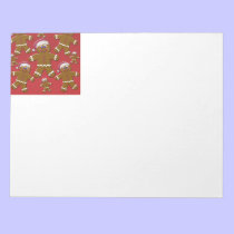 Gingerbread Men notepads